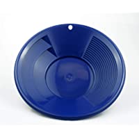 Los mejores  - SE GP1011BL8- Batea de plástico para buscar oro- con dos tipos de riffles- Azul (Blue)- 8 pulgadas (20.3 cm)